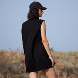 Embroidered T-shirt Dress