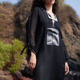 Black Linen Long Dress