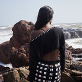 Embroidered Crochet Crop Top