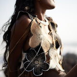 Cut-Out Crochet Top