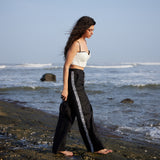 Embroidered Flared Trousers