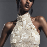 Hand Embroidered Halter Top