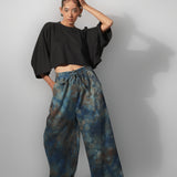 Tie-Dye Denim Trousers