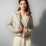 Lurex Biker Jacket