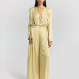 Satin Pleated Co-ord Set