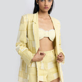 Denim Patchwork Blazer