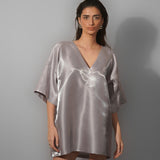 Silver Fluid Dress