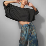 Tie-Dye Denim Trousers