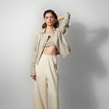 Lurex Biker Jacket