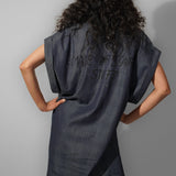 Embroidered Shirt Dress