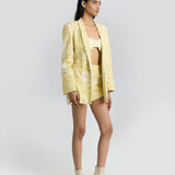 Denim Patchwork Blazer