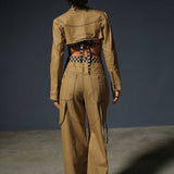Camel - Coloured Three-Piece Co-ord Set