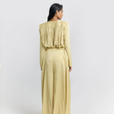Satin Pleated Co-ord Set