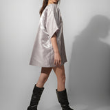 Silver Fluid Dress
