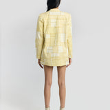 Denim Patchwork Blazer