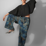 Tie-Dye Denim Trousers