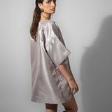Silver Fluid Dress