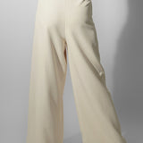 Beige Pleated Pants