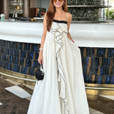 Flared Linen Jumpsuit
