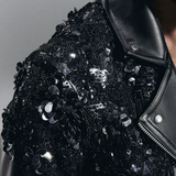 Cropped Biker Jacket