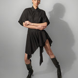 Black Shirt And Skirt Co-ord