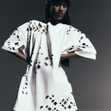 White Cutout Dress
