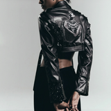 Cropped Biker Jacket