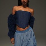 Fringe and Stripes Corset