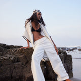 White Linen Pants