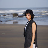 Striped Linen Blazer|Jacket