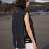 Striped Linen Blazer|Jacket