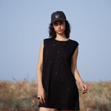 Embroidered T-shirt Dress