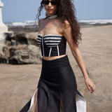Dual Linen Skirt