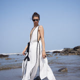 White Linen Long Top & Pant