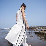 White Linen Long Top & Pant