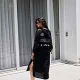 Black Linen Long Dress