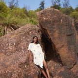 Crochet Embroidered Cover-up