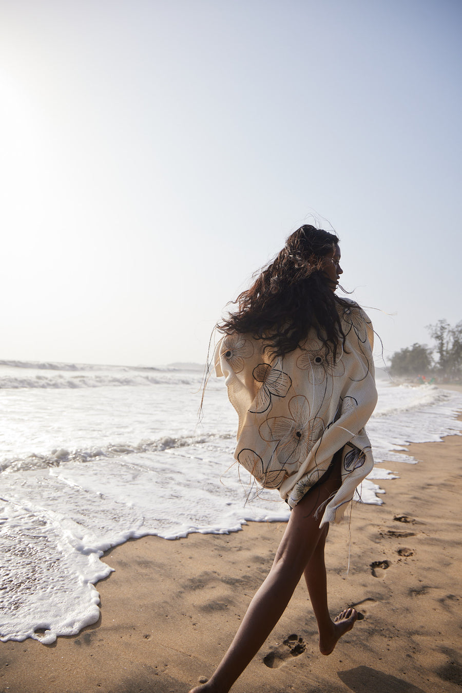 Crochet Embroidered Cover-up