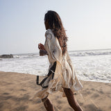 Crochet Embroidered Cover-up