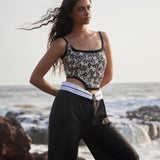 Black Straight-fit Trousers