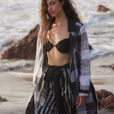 Linen Check Trench
