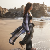 Linen Check Trench