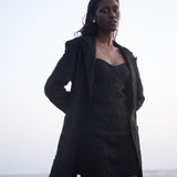 Embellished Linen Blazer & Dress