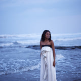 Flared Linen Jumpsuit