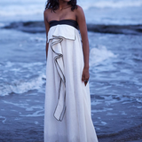 Flared Linen Jumpsuit