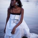 Flared Linen Jumpsuit