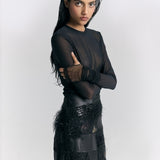 Patched Skirt