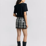V-Neck Padded Shoulder T-Shirt