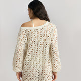 Oversized Lace Knit Pullover