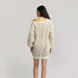 Oversized Lace Knit Pullover